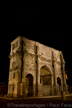 monumental_e_historico;ciudades_historicas;naturaleza_y_medioambiente;medioambiental;paisajes;paisaje_nocturno;ruinas_arqueologicas;arqueologia;restos_arqueologicos;Ruinas_Romanas;arco_romano;arco_Constantino;colores;color;color_dominante;color_dorado;luz_dorada