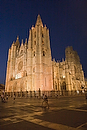 Europa;Espana;Castilla_y_Leon;Leon;monumental_e_historico;edificios_religiosos;catedrales;catedral;catedral_gotica;Santa_Maria_Regla;pulchra_leonina;vista_nocturna;de_noche;iluminacion_nocturna;nocturnas;nocturno