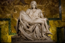 The Pieta by Michelangelo in the Saint Peter's basillic