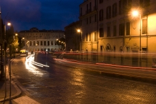Rome city at night
